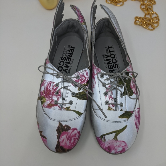 [Jeremy Scott Adidas] Rare Reflective Floral Wing - Picture 3 of 5